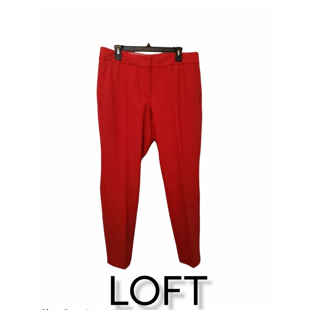 LOFT Red Women's Pants